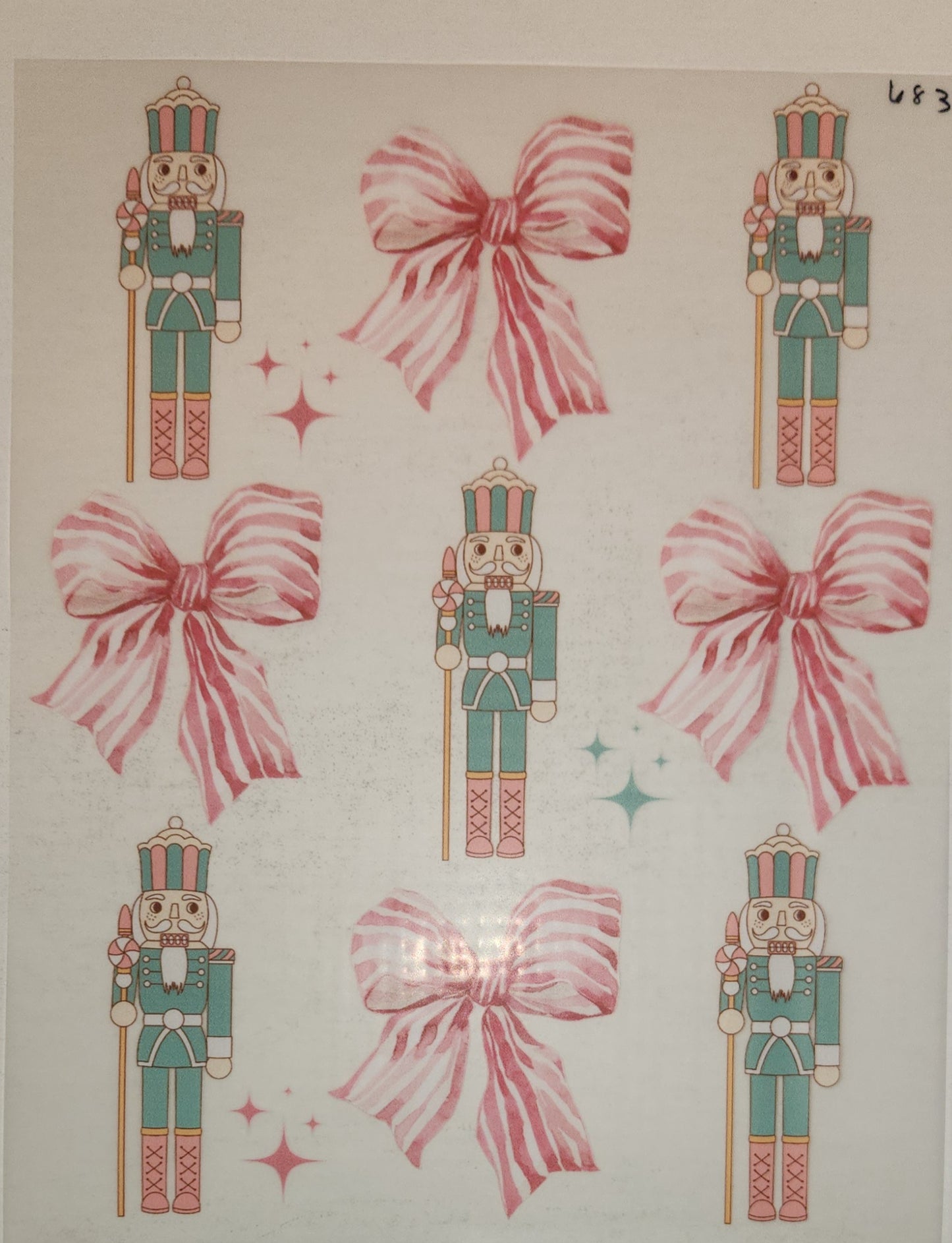 NUTCRACKER COQUETTE FULL COLOR TRANSFERS 683