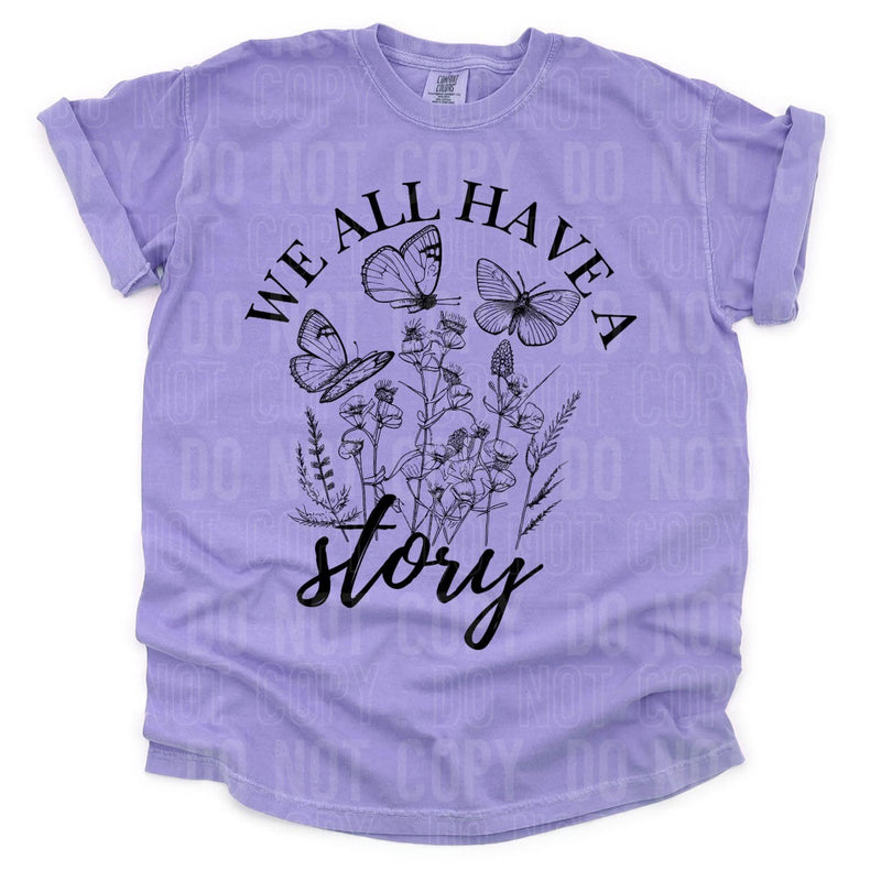 WE ALL HAVE A STORY FULL COLOR TRANSFER 1039