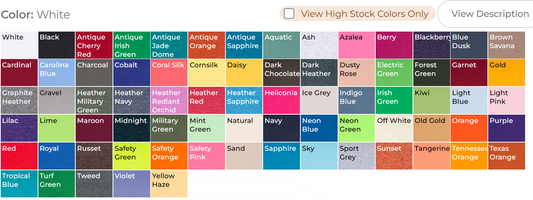 SMALL PRE-ORDER GILDAN 100% HEAVY COTTON T-SHIRT