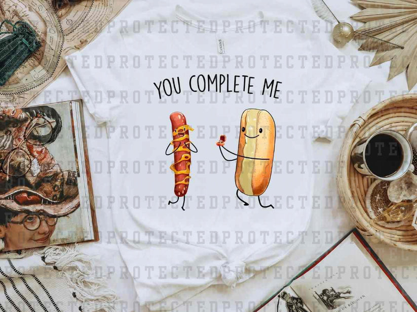 YOU COMPLETE ME FULL COLOR TRANSFER 1011