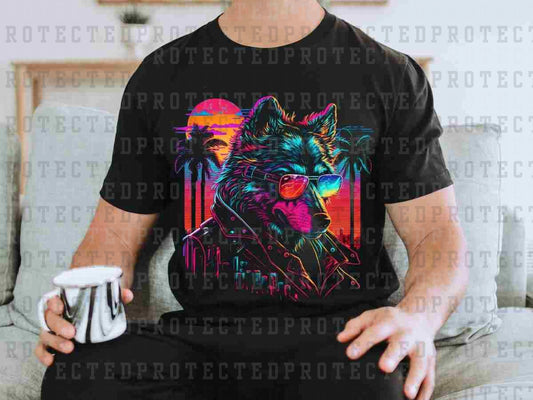 WOLF *MUST BE APPLIED TO BLACK APPAREL* FULL COLOR PRINTED APPAREL L7