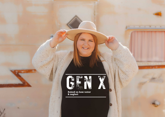GEN-X RAISED ON HOSE WATER AND NEGLECT PRINTED APPAREL H9