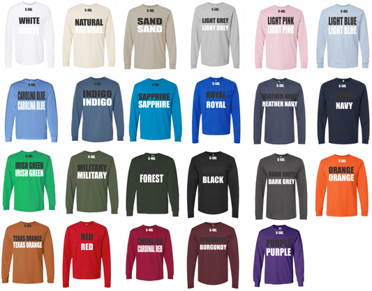 4XL PRE-ORDER REGULAR LONG SLEEVE