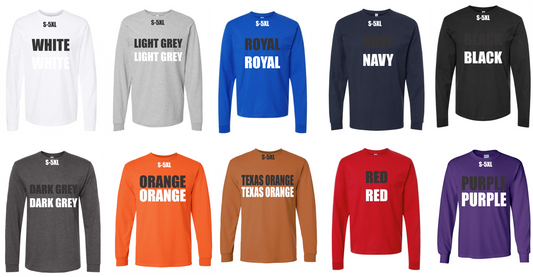 5XL PRE-ORDER REGULAR LONG SLEEVE