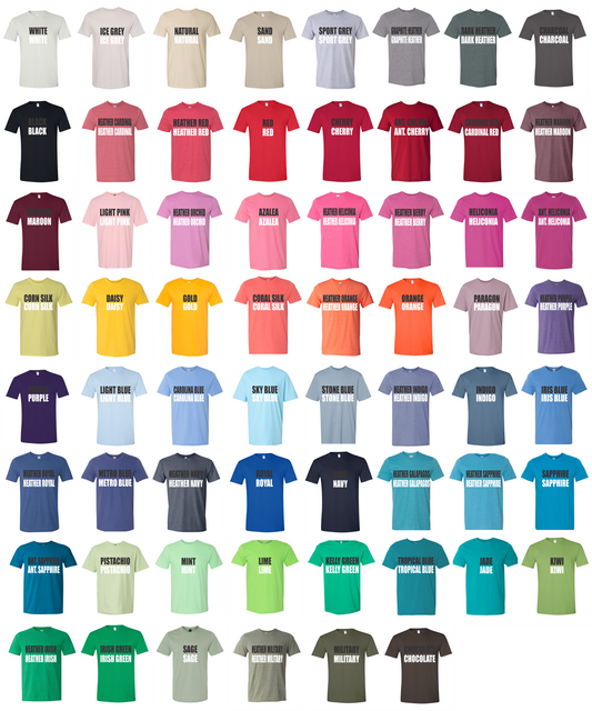 SMALL PRE ORDER GILDAN SOFTSTYLE UNISEX T-SHIRT