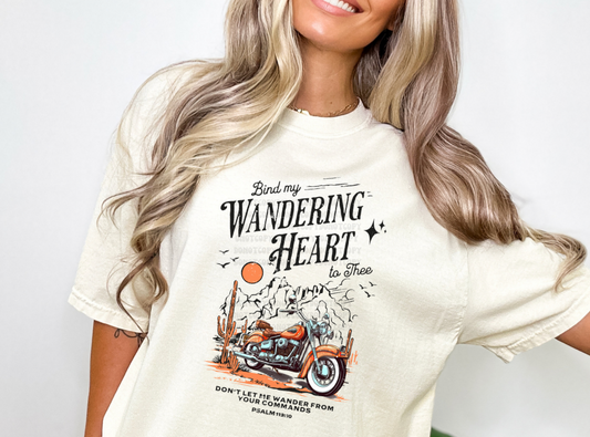 WANDERING HEART MOTORCYCLE FULL COLOR PRINTED APPAREL 392