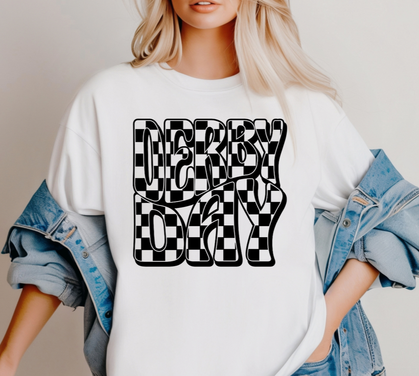 DERBY DAY SINGLE COLOR PRINT WHOLESALE D8