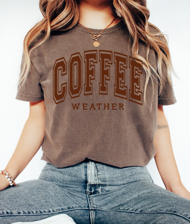 COFFEE WEATHER SINGLE COLOR PRINT WHOLESALE