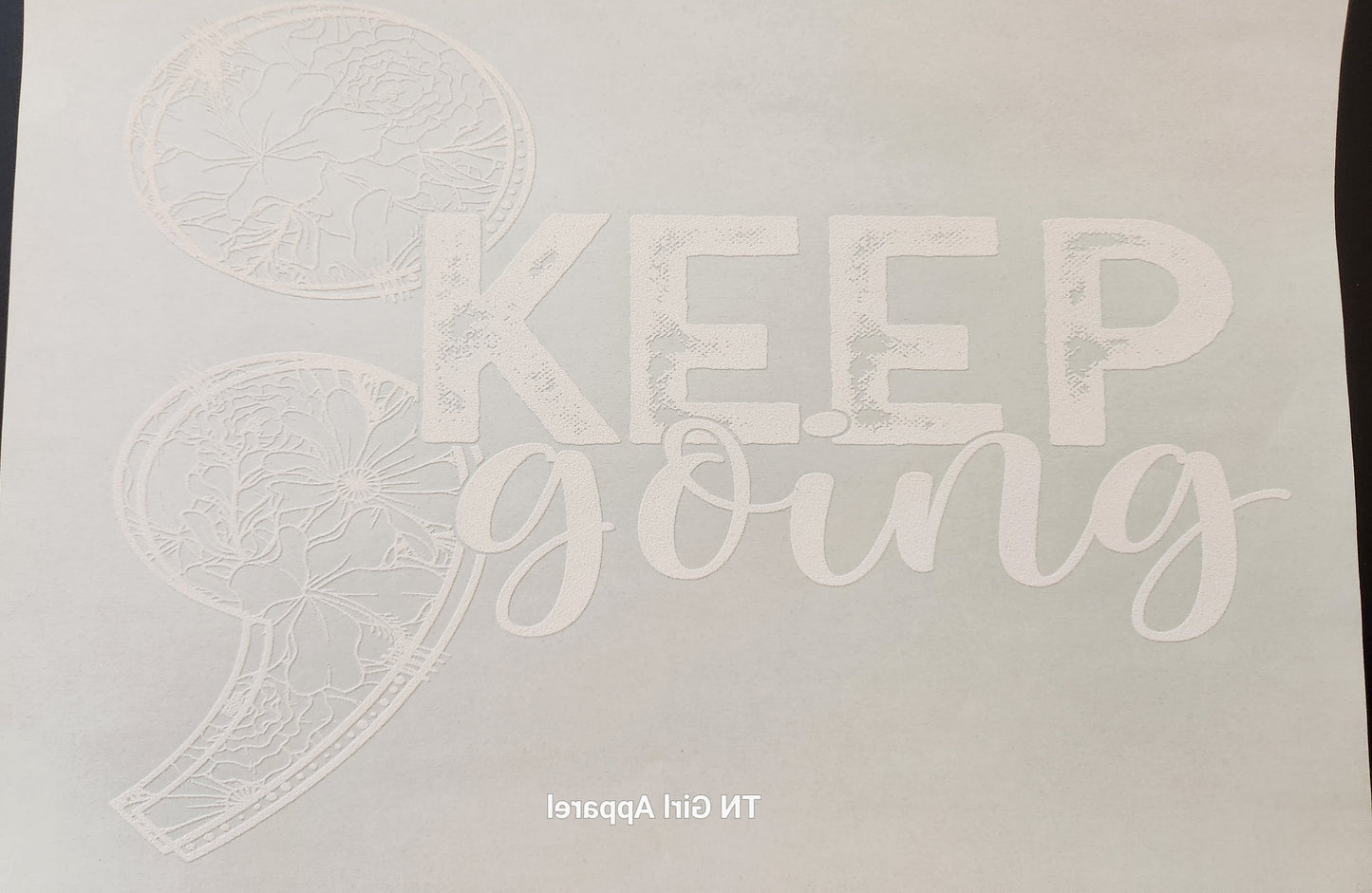 KEEP GOING SCREEN PRINT G10