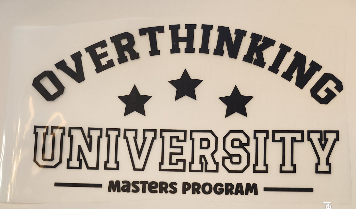 OVERTHINKING UNIVERSITY MASTERS PROGRAM FULL COLOR TRANSFER 1005
