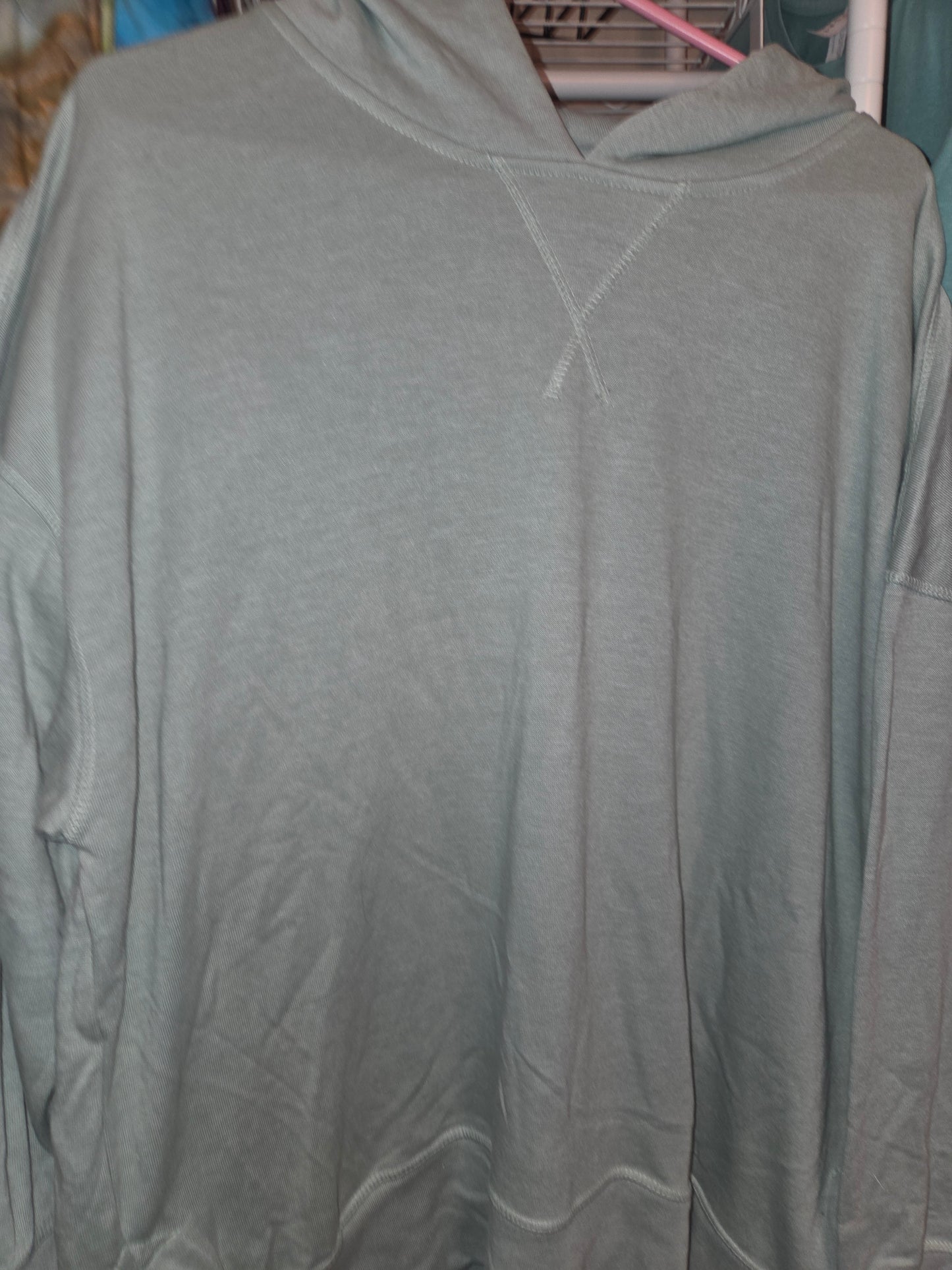 XL GREENSTONE FRENCH TERRY MV SPORT TEE HOODIE