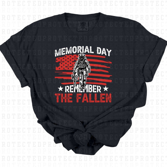 MEMORIAL DAY REMEMBER THE FALLEN FULL COLOR PRINTED APPAREL G17