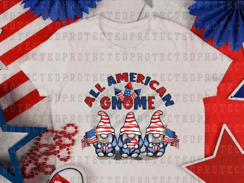 ALL AMERICAN GNOME FULL COLOR PRINTED APPAREL H15