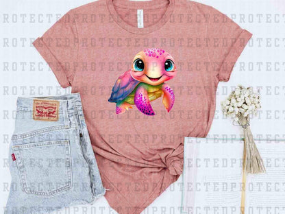 PINK TURTLE FULL COLOR TRANSFER 1012