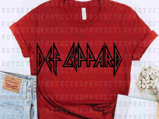 DEF LEPPARD FULL COLOR PRINTED APPAREL K13