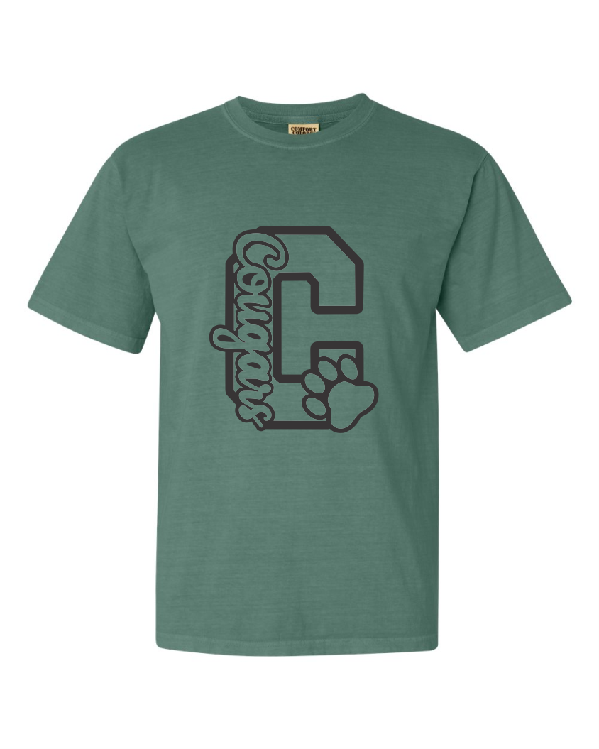 CLOW C LIGHT GREEN COMFORT COLORS UNISEX T-SHIRT