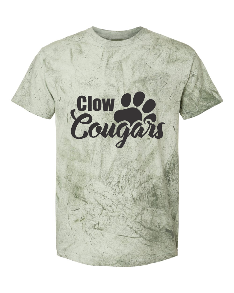 CLOW PAW FERN COMFORT COLORS COLORBLAST T-SHIRT