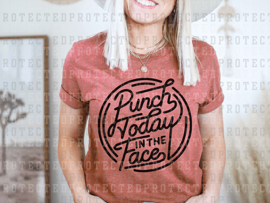 PUNCH TODAY IN THE FACE FULL COLOR PRINTED APPAREL L2