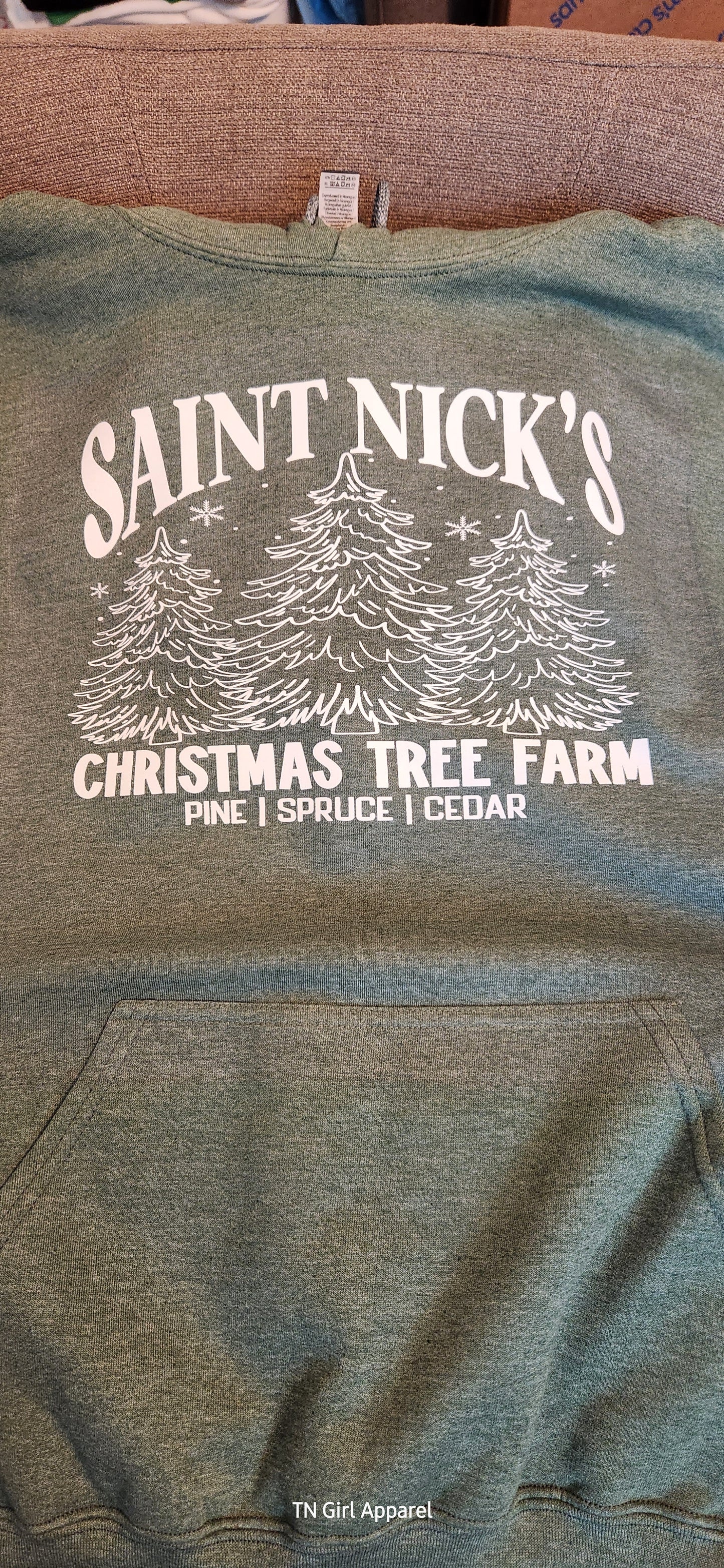 SAINT NICK'S TREE FARM SMALL SCREEN PRINT C15