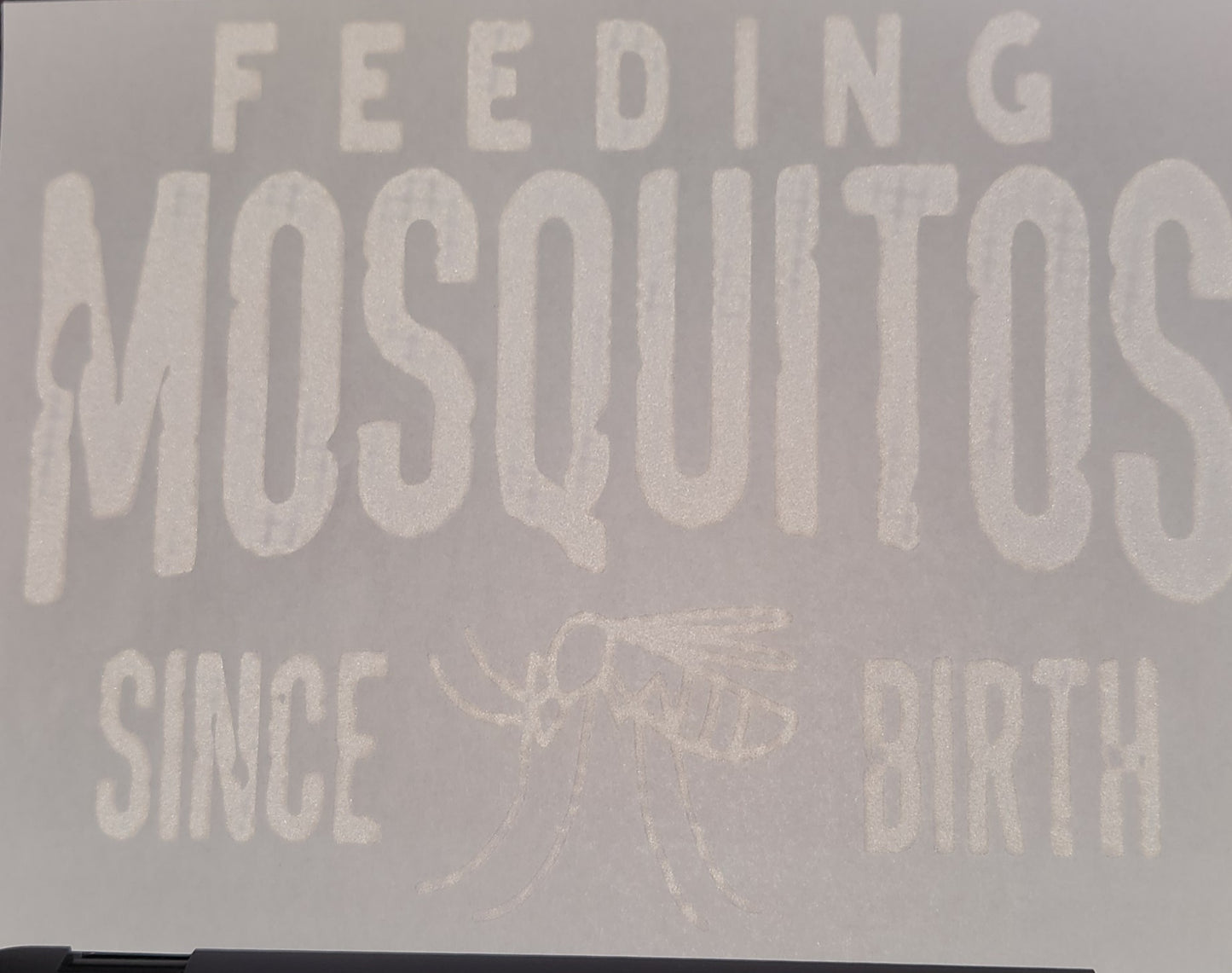 FEEDING MOSQUITOS CLEARANCE PRINT A24