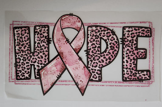 HOPE RIBBON CHEETAH FULL COLOR PRINTED APPAREL 231