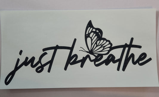 JUST BREATHE BUTTERFLY PRINTED APPAREL A22