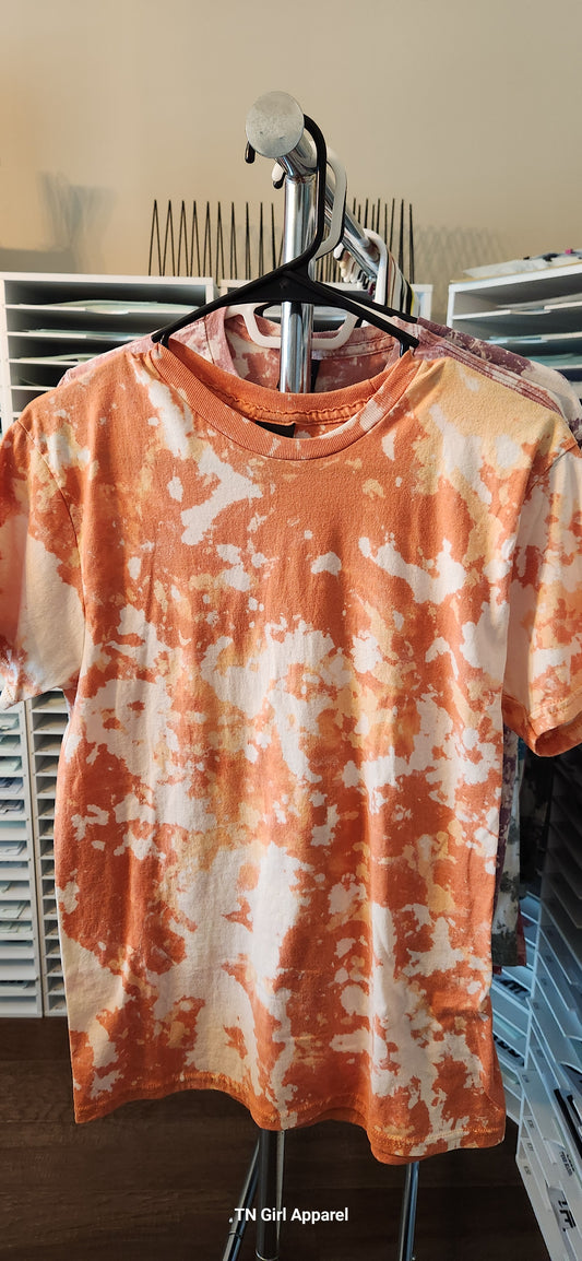 SMALL PUMPKIN BLEACHED TEE IN STOCK H 11