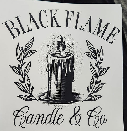 BLACK FLAME CANDLE & CO PRINTED APPAREL B9