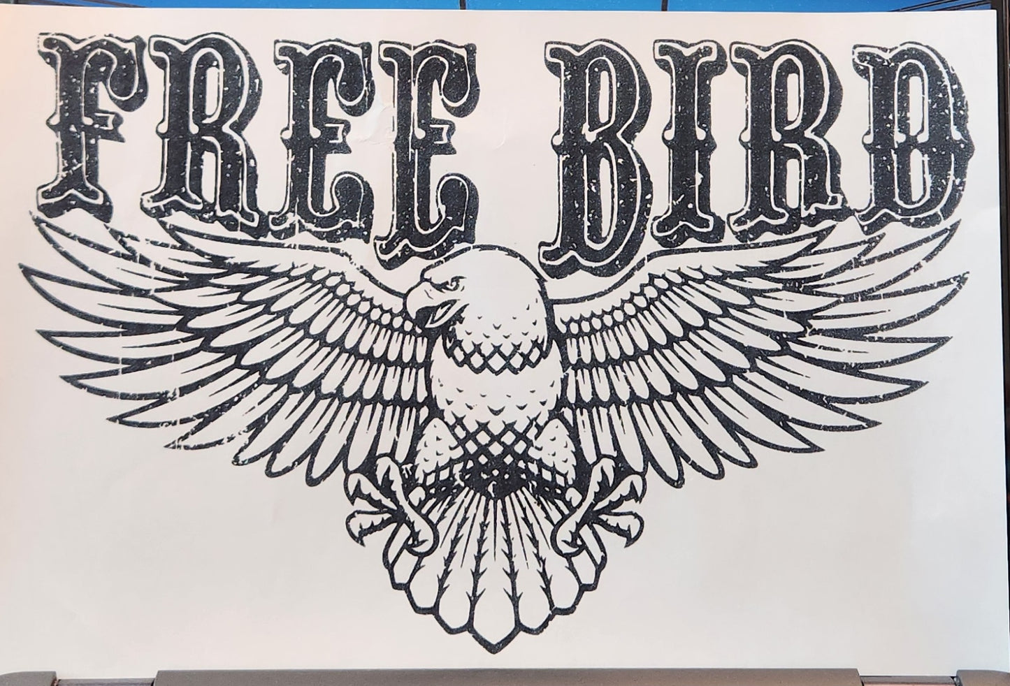 FREE BIRD PRINTED APPAREL J11