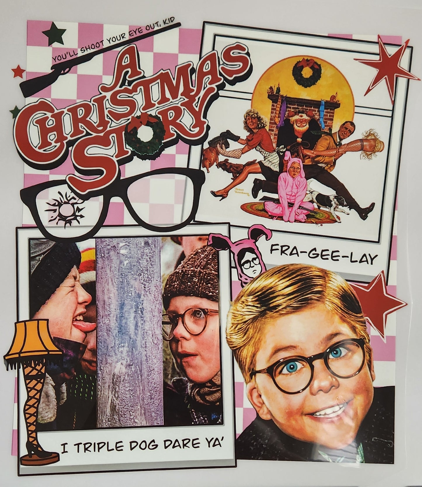 CHRISTMAS STORY FULL COLOR PRINTED APPAREL 166