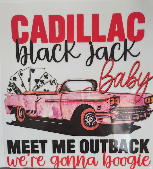 CADILLAC BLACK JACK FULL COLOR PRINTED APPAREL 128