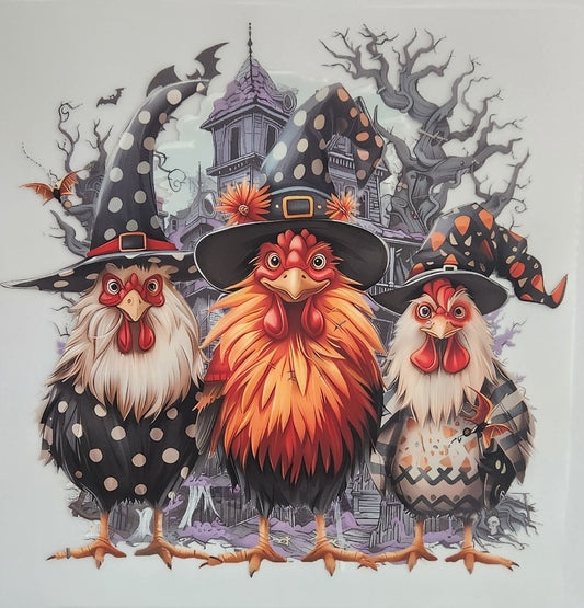 3 CHICKENS OR TURKEYS? I CAN'T DECIDE LOL FULL COLOR PRINTED APPAREL 149