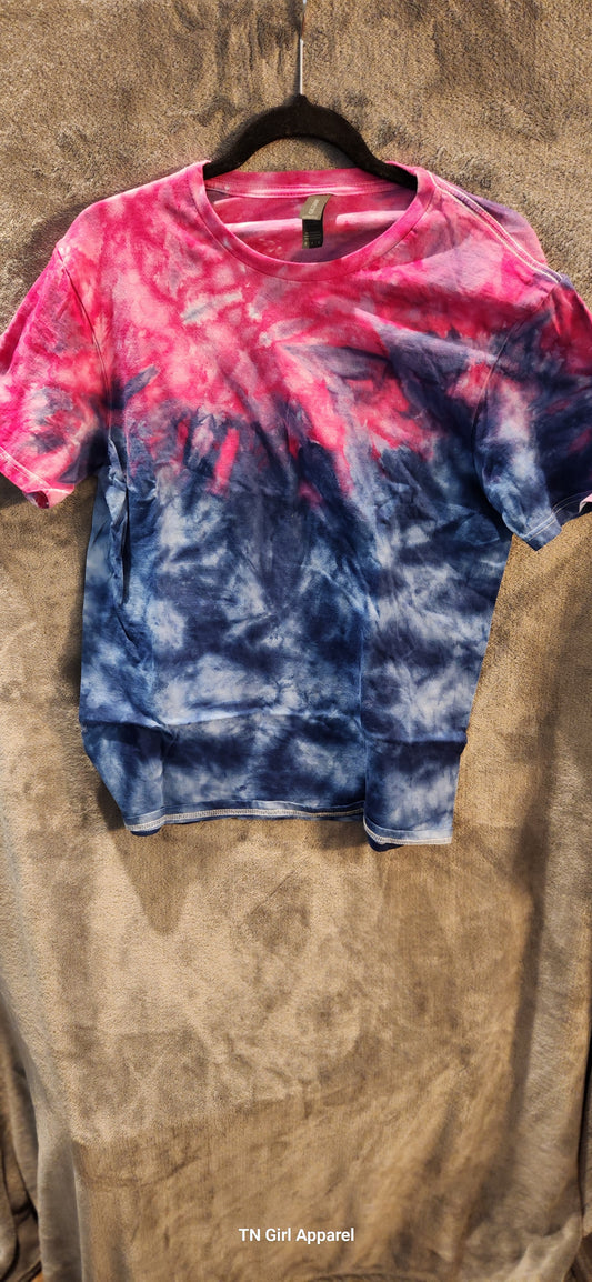 MEDIUM RTS TIE DYE GILDAN SOFTSTYLE T-SHIRT #2