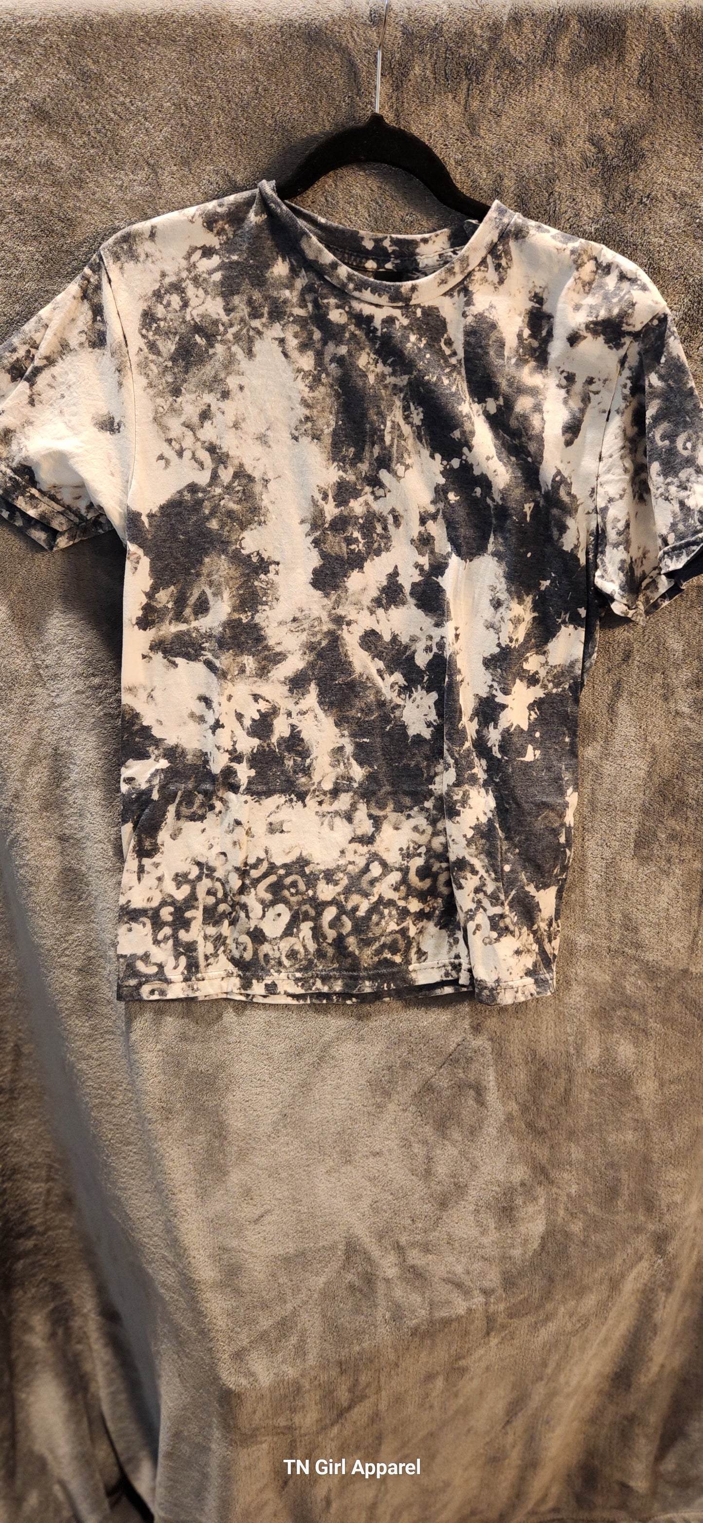 MEDIUM RTS NAVY BLEACHED GILDAN SOFTSTYLE T-SHIRT #4