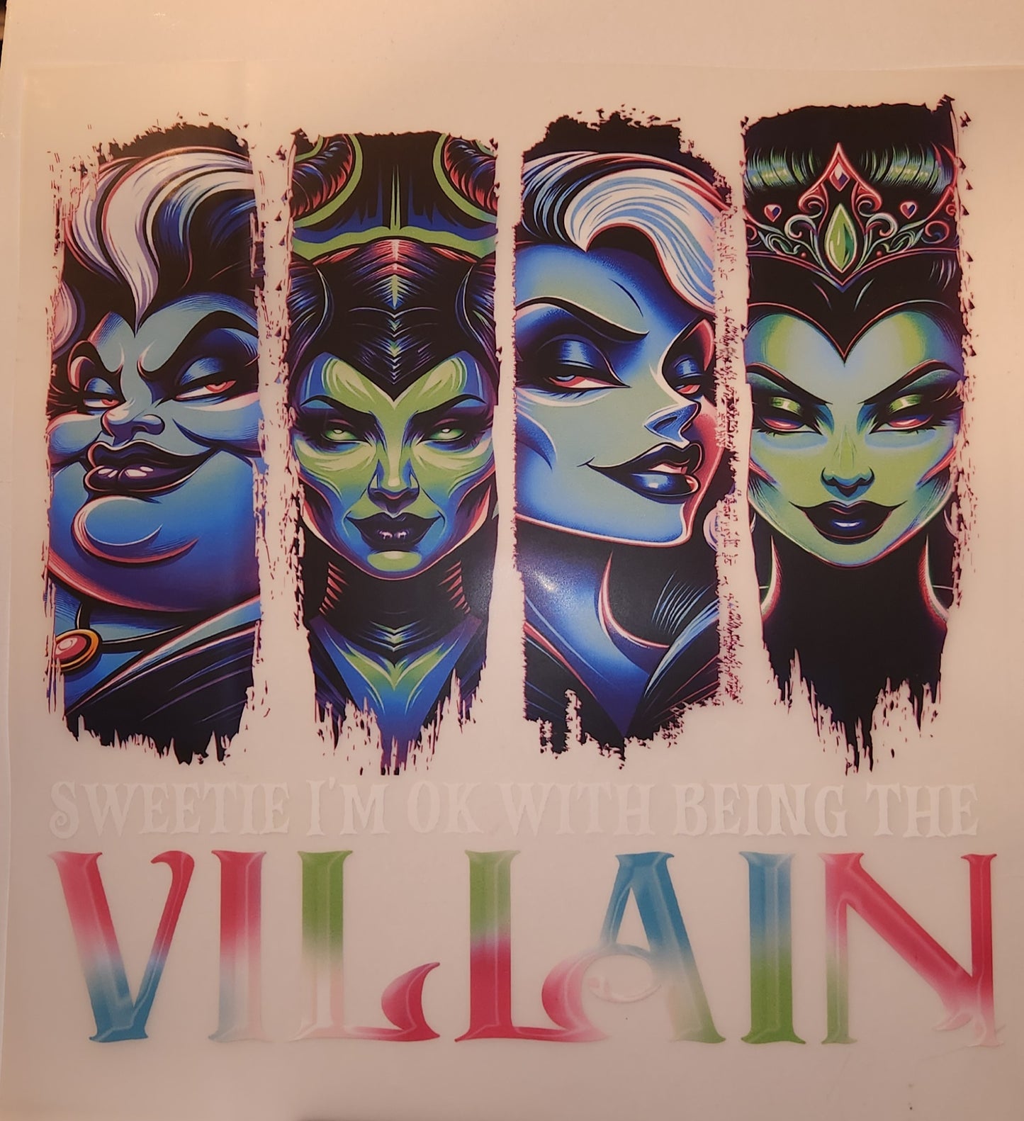 BEING THE VILLIAN FULL COLOR PRINTED APPAREL 292