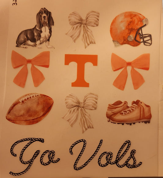 TENNESSEE BOWS FULL COLOR PRINTED APPAREL 324