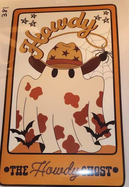 THE HOWDY GHOST FULL COLOR PRINTED APPAREL 381