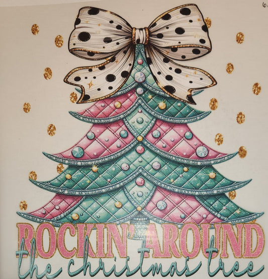 ROCKIN' AROUND THE CHRISTMAS TREE FULL COLOR TRANSFERS 687