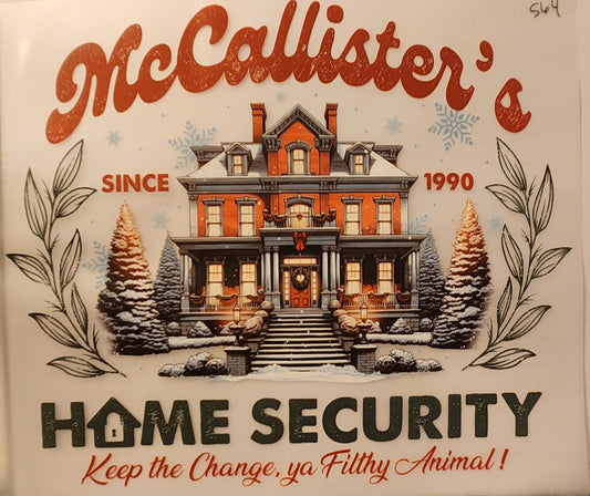 McCallister's HOME SECURITY 564