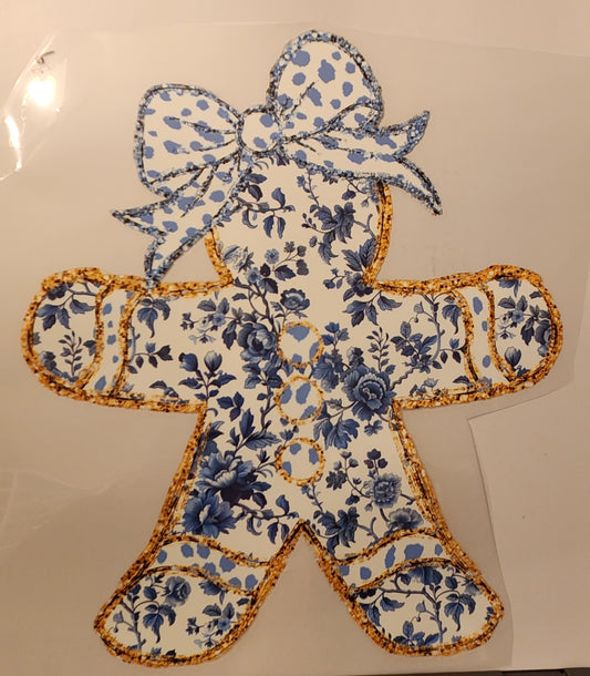 GINGERBREAD MAN W/BOW 549