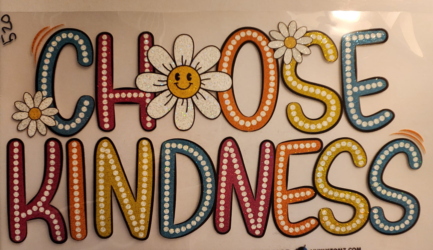 GLITTER CHOOSE KINDNESS 520