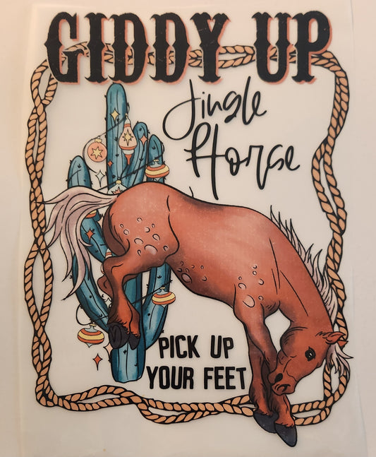 GIDDY UP JINGLE HORSE PICK UP YOUR FEET 820