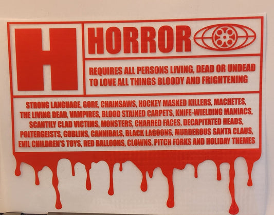 HORROR WARNING 637