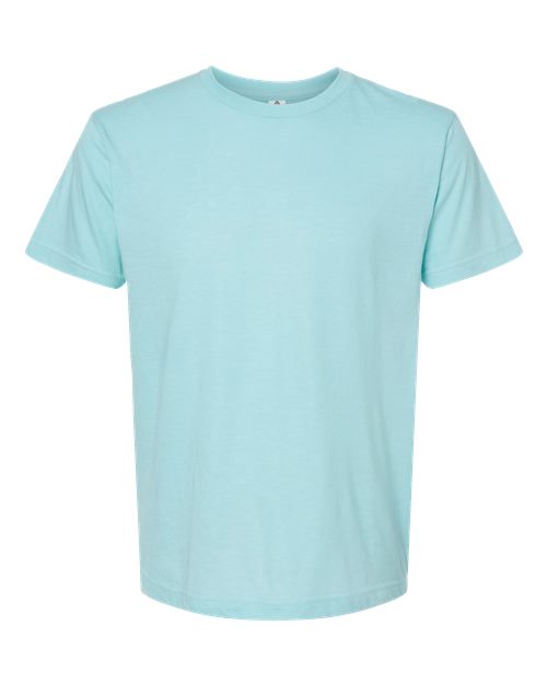 YOUTH XS PURIST HEATHER BLUE TULTEX SOFTSTYLE TEE
