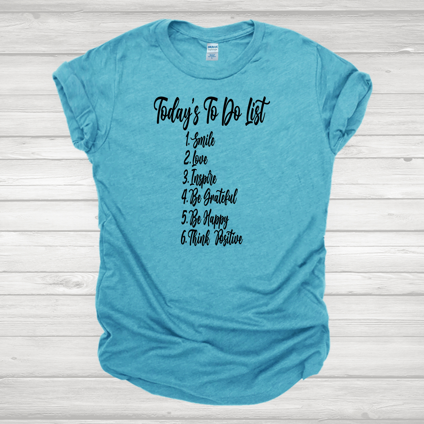 TO DO LIST PRINTED APPAREL K15