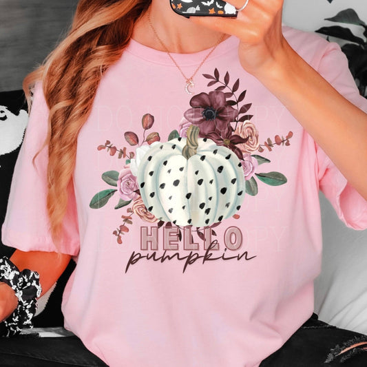 HELLO PUMPKIN FULL COLOR PRINTED APPAREL 30