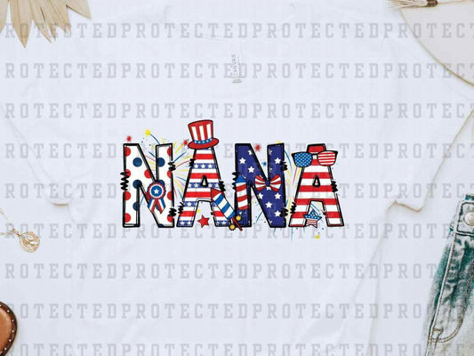 PATRIOTIC NANA FULL COLOR PRINTED APPAREL H15