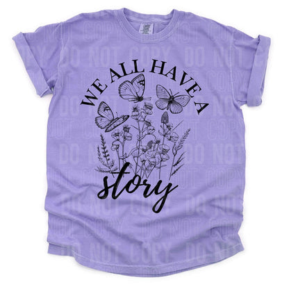 WE ALL HAVE A STORY FULL COLOR TRANSFER 1039