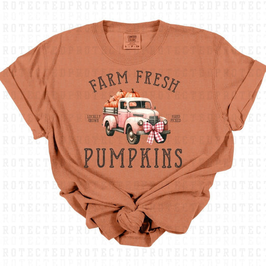 FARM FRESH PUMPKINS FULL COLOR PRINTED APPAREL 97