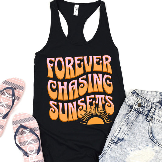 FOREVER CHASING SUNSETS FULL COLOR PRINTED APPAREL K7